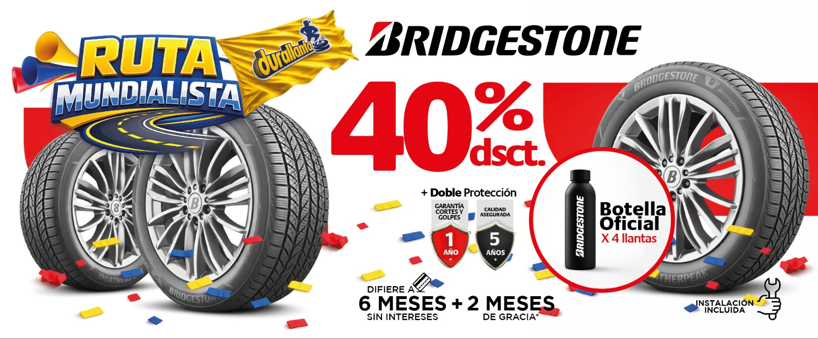 BRIDGESTONE 40%